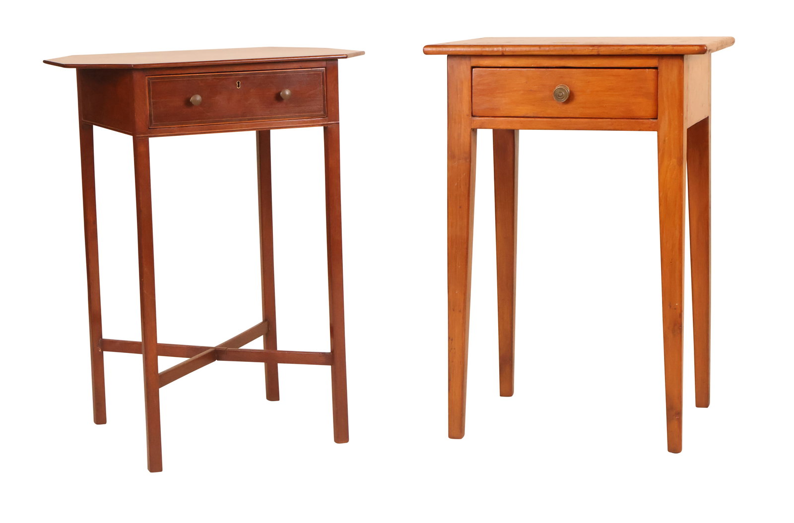 Federal Pine One Drawer Work Table (1 of 8)