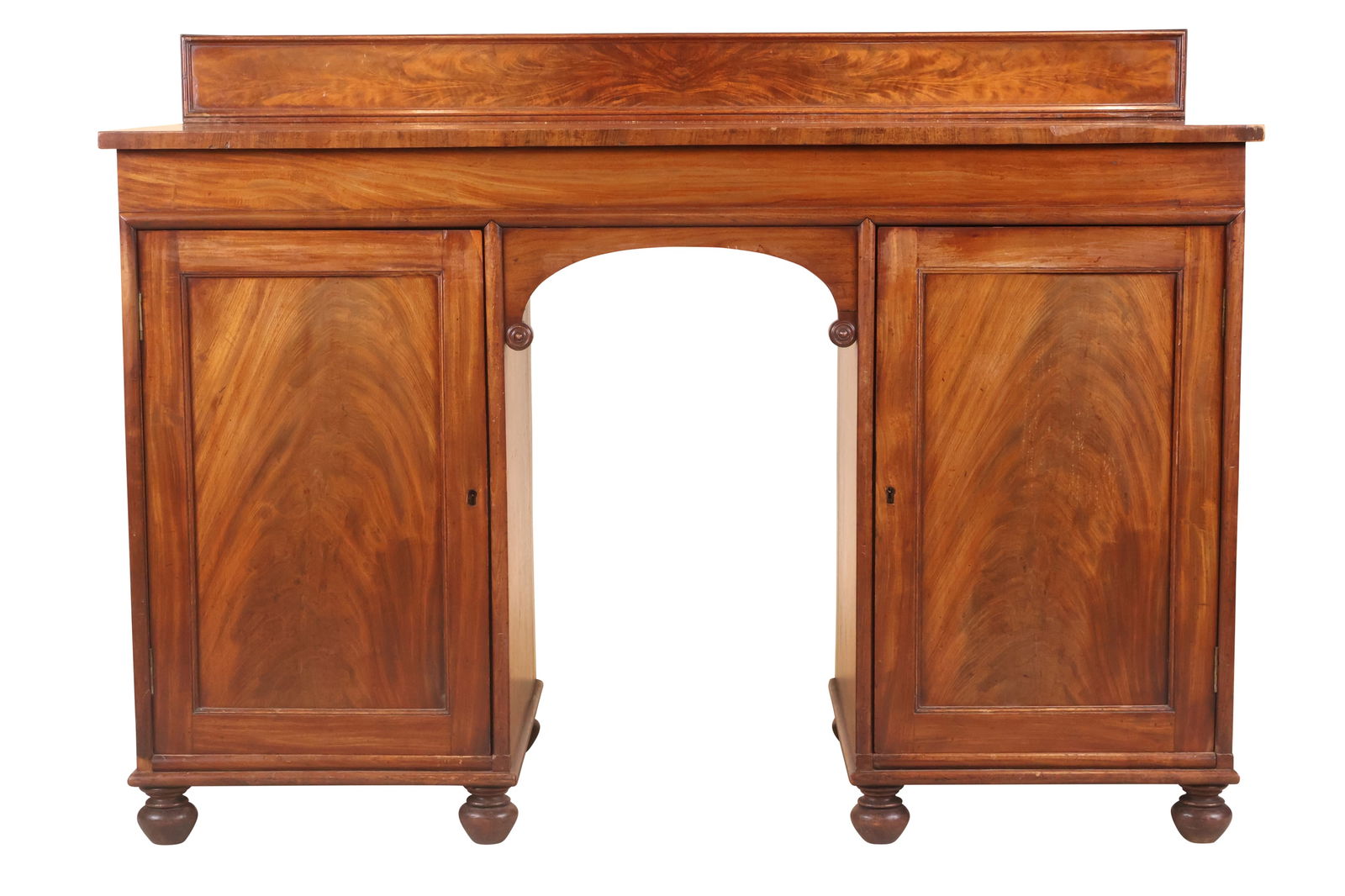 Regency Mahogany Double Pedestal Sideboard (1 of 13)