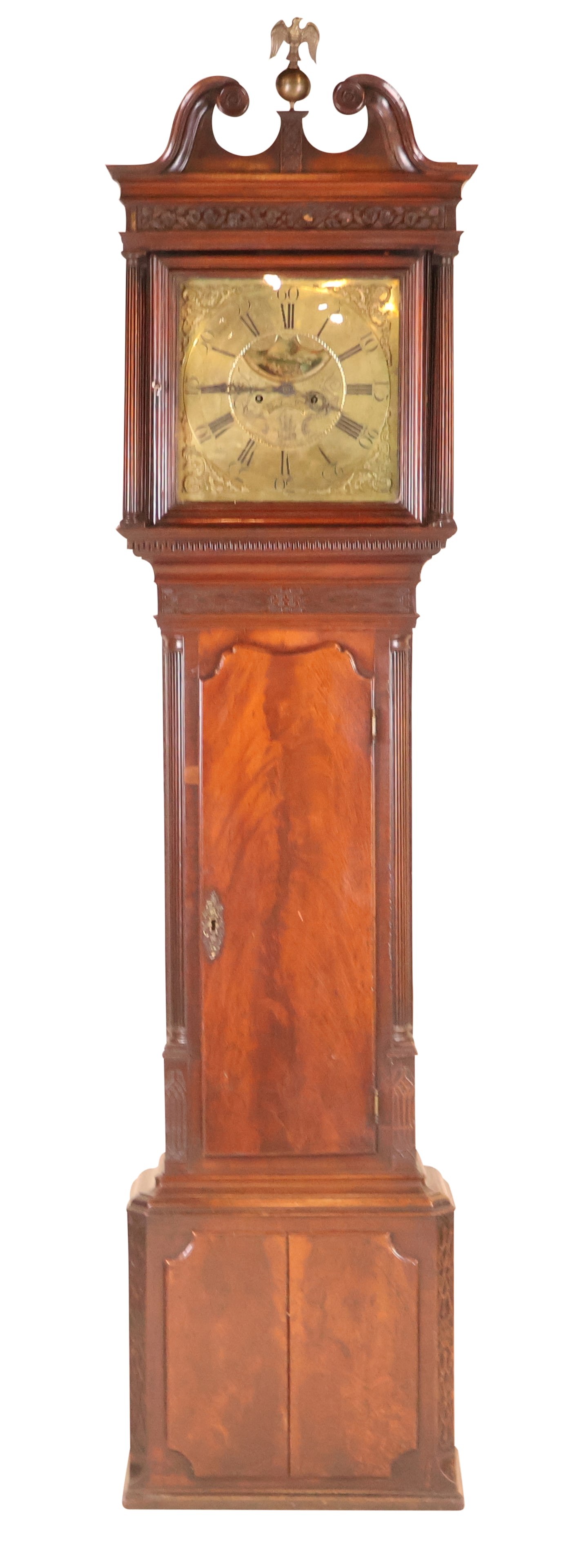George III Mahogany Long Case Clock (1 of 16)