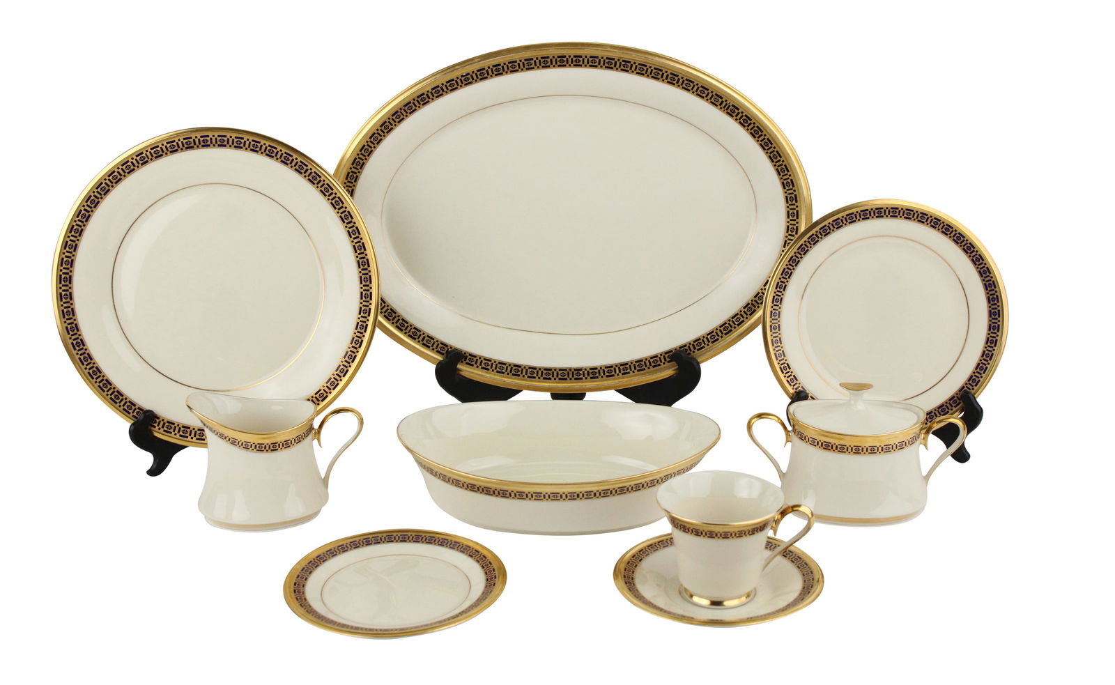 Partial Set of Lenox "Tudor" Pattern Dinnerware (1 of 5)