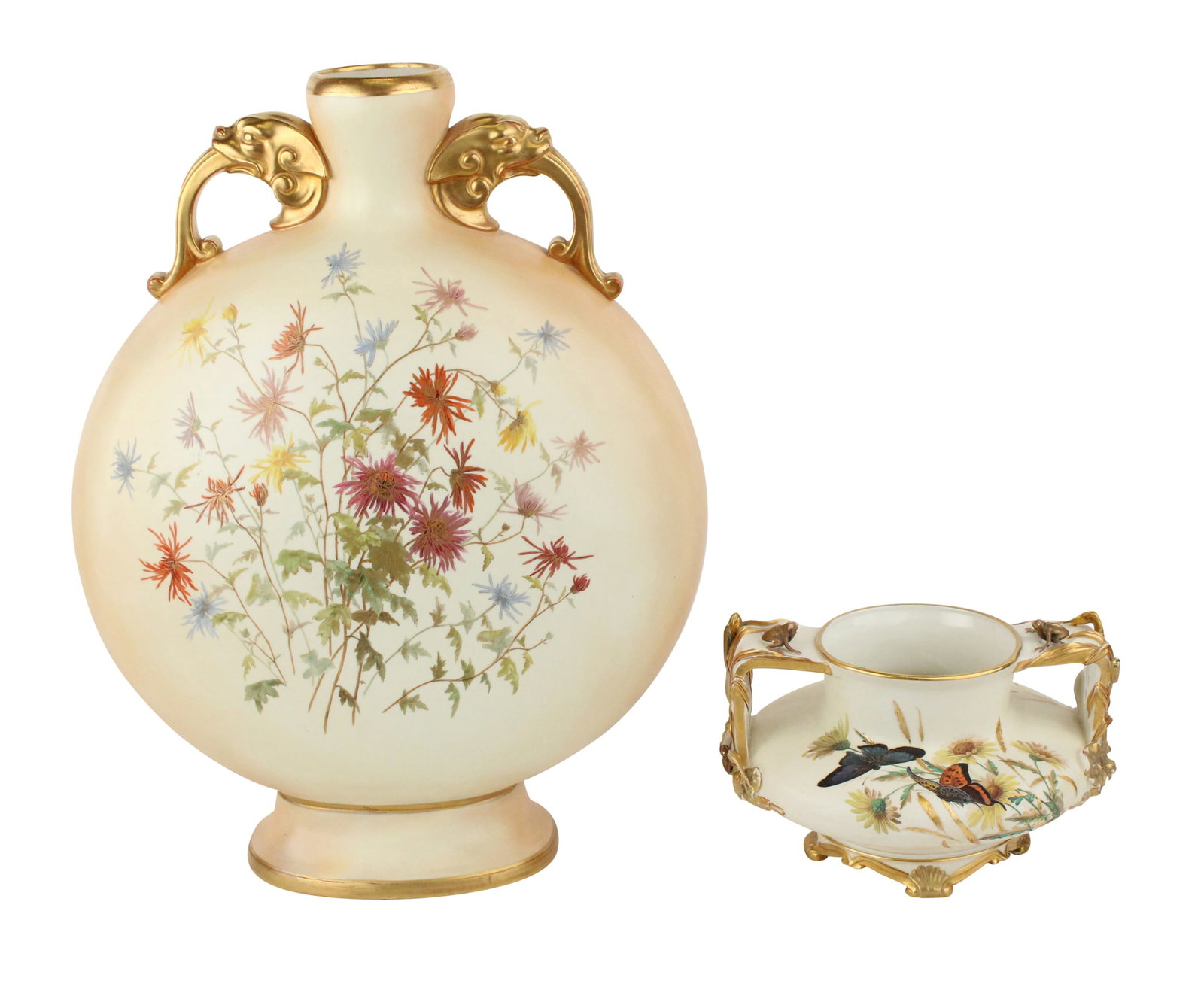 Royal Worcester Monumental Double Handled Vase (1 of 13)