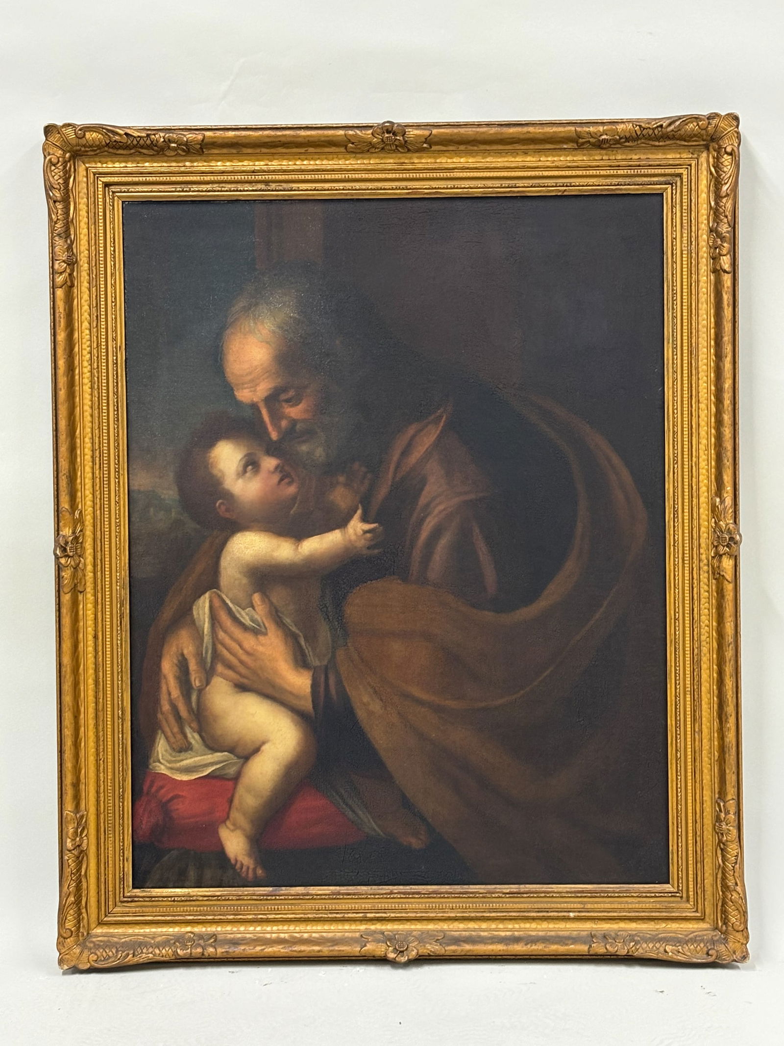 Antique Old Masters Style Portrait of St Joseph (1 of 9)
