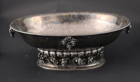 Georg Jensen Sterling Silver Grapevine Center Bowl