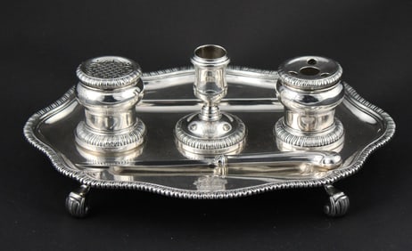 William Cripps Sterling Silver Desk Tray
