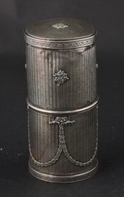 Vintage French Silver Fitted Perfume Set