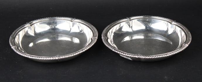 Pair of George III Sterling Silver Vegetable Bowls