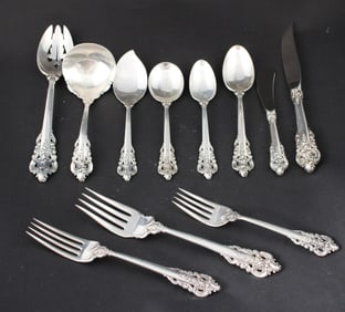 Wallace Sterling Silver Grand Baroque Flatware