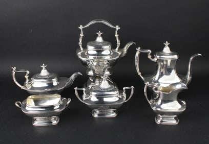 Gorham Sterling Silver Tea and Coffee Service