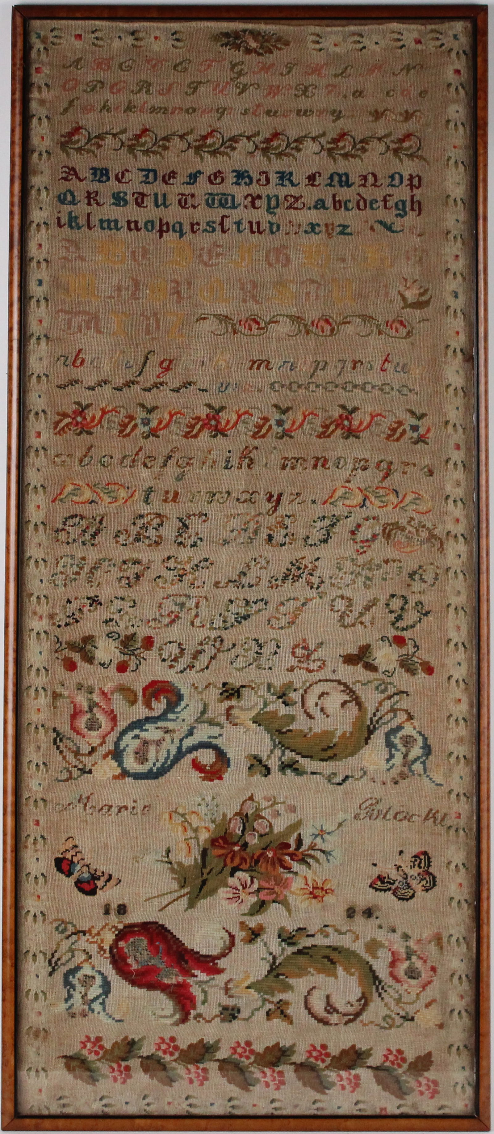 English Needlework Sampler (1 of 5)