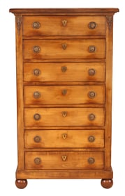 Neoclassical Style Fruitwood Semainier