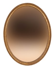 Oval Giltwood Mirror