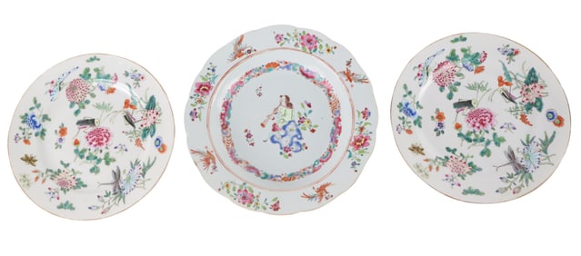 Chinese Export Famille Rose Porcelain Soup Bowl