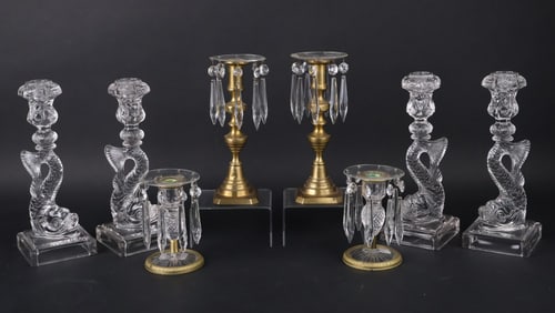 Group of Assorted Candlesticks