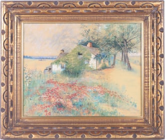 Adelene Moffat, American 1862-1956, Acadian Country, c. 1900, Pastel