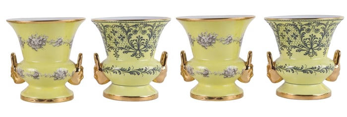 Two Pairs of Similar Neoclassical Cache Pots