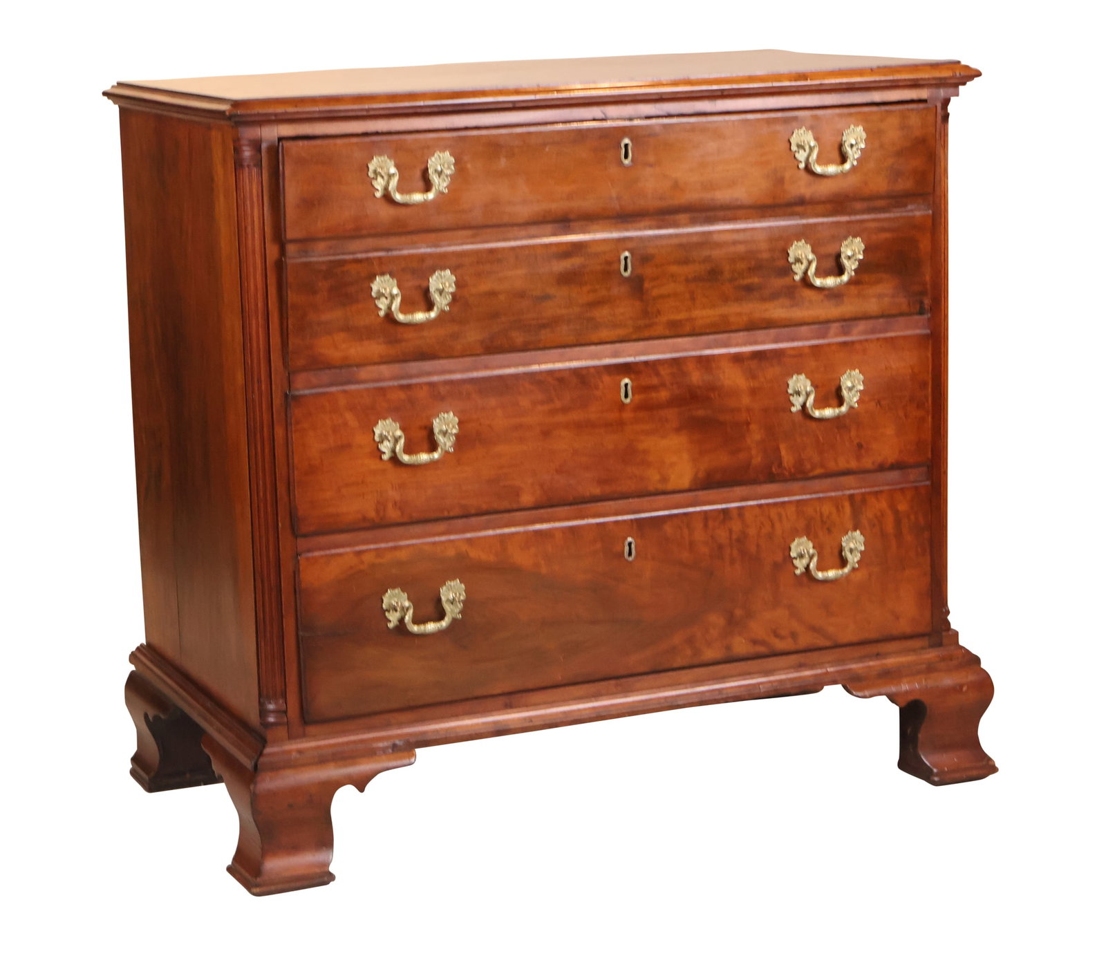 Chippendale Cherrywood Butler's Desk (1 of 15)