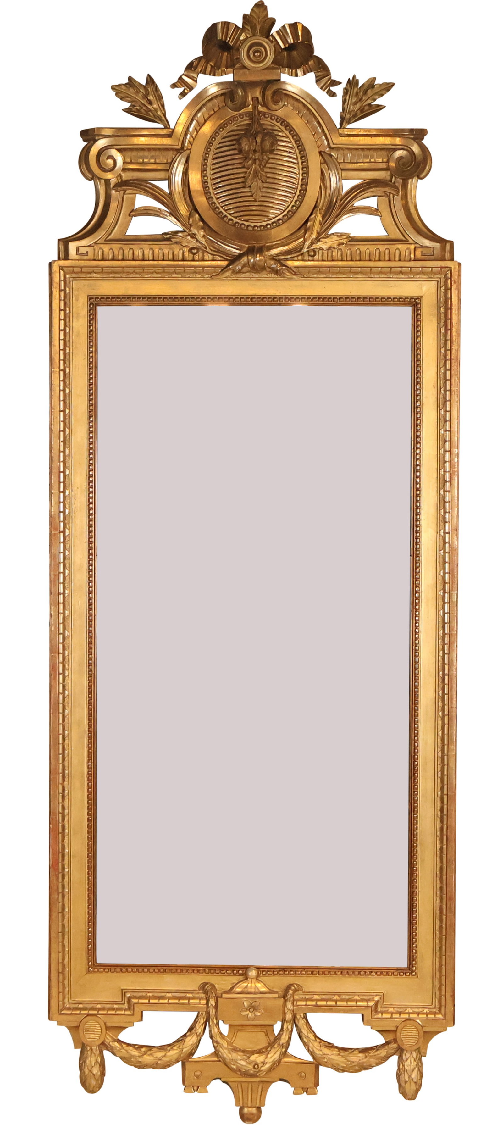 Neoclassical Style Giltwood Pier Mirror (1 of 14)
