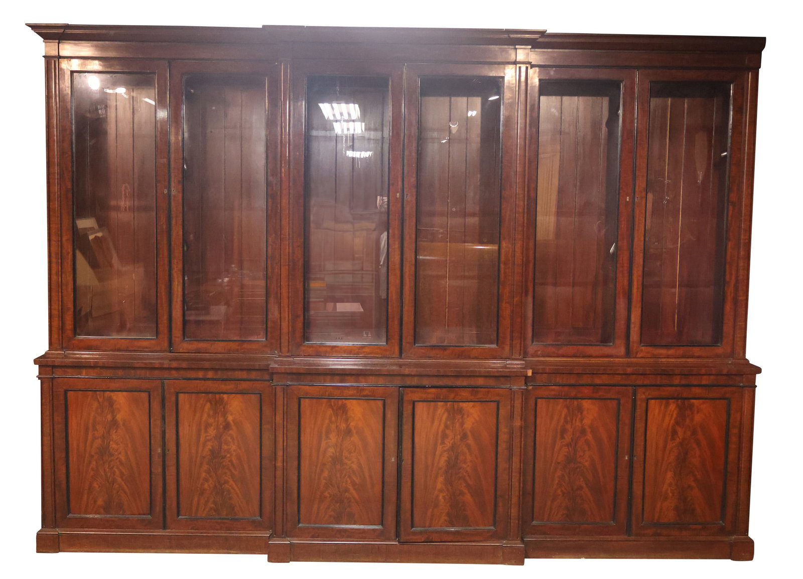 Regency Style Mahogany Breakfront (1 of 17)