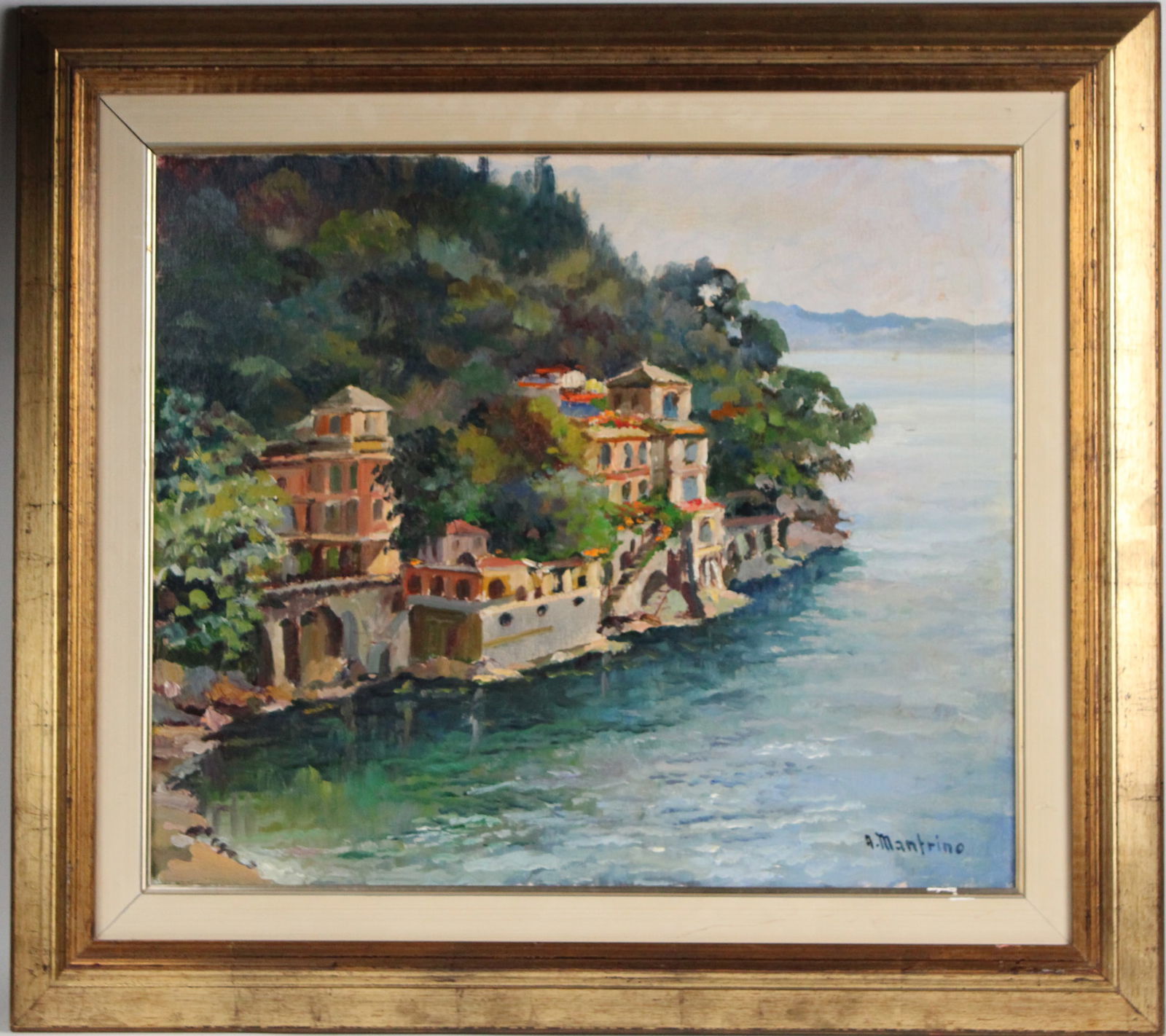 A. Manfrino, Portofino, Oil on Canvas (1 of 8)