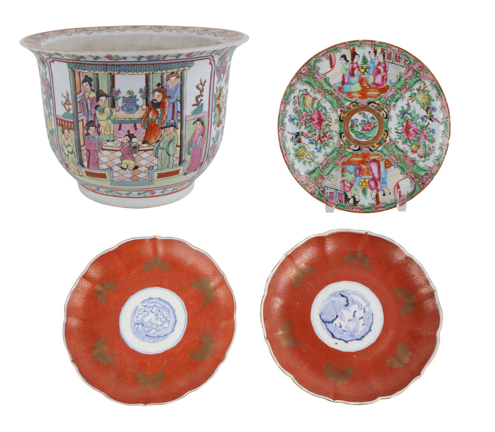 Near Pair of Chinese Porcelain Plates (1 of 14)