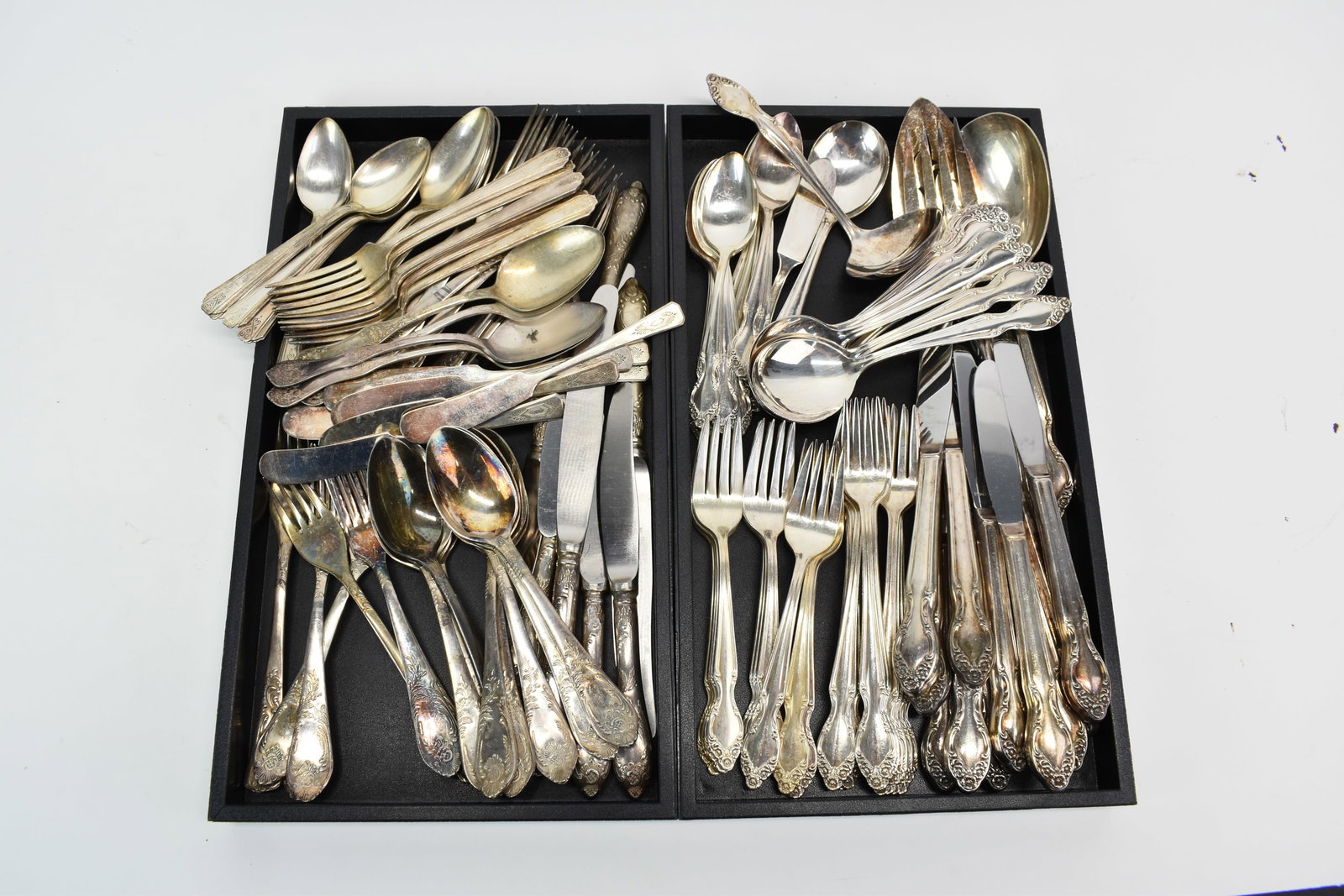 Two Partial Sets of Silverplated Flatware (1 of 9)