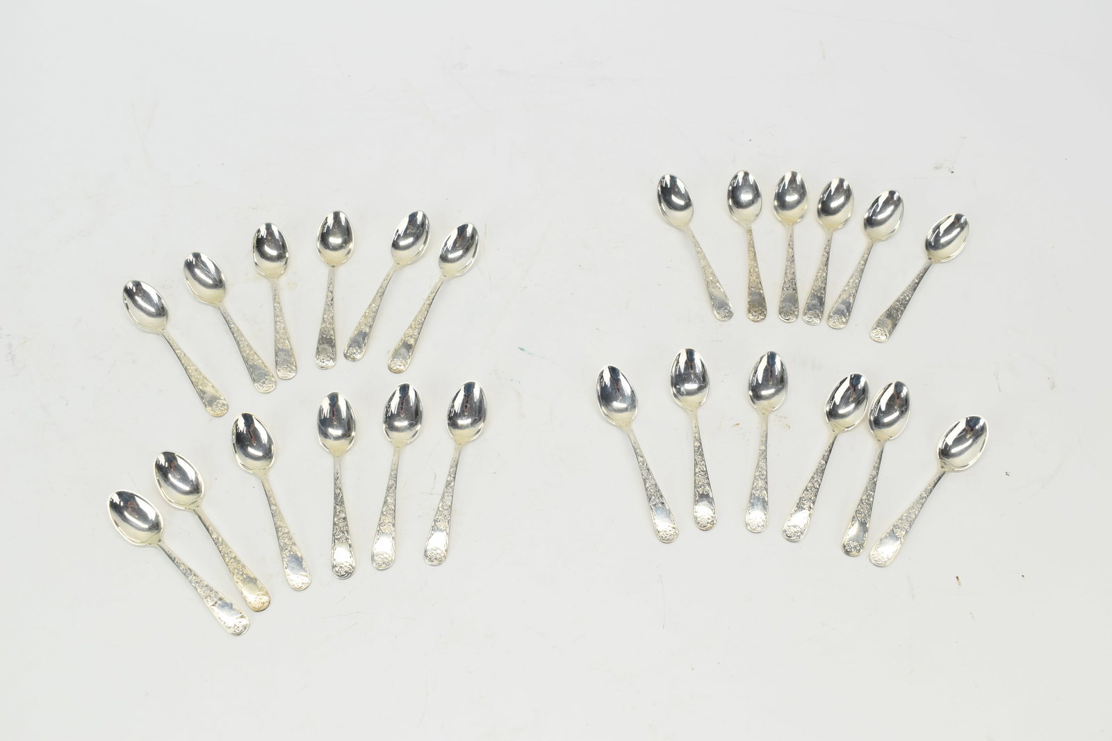 Set of 24 Sterling Silver S. Kirk & Sons Demitasse Spoons (1 of 6)