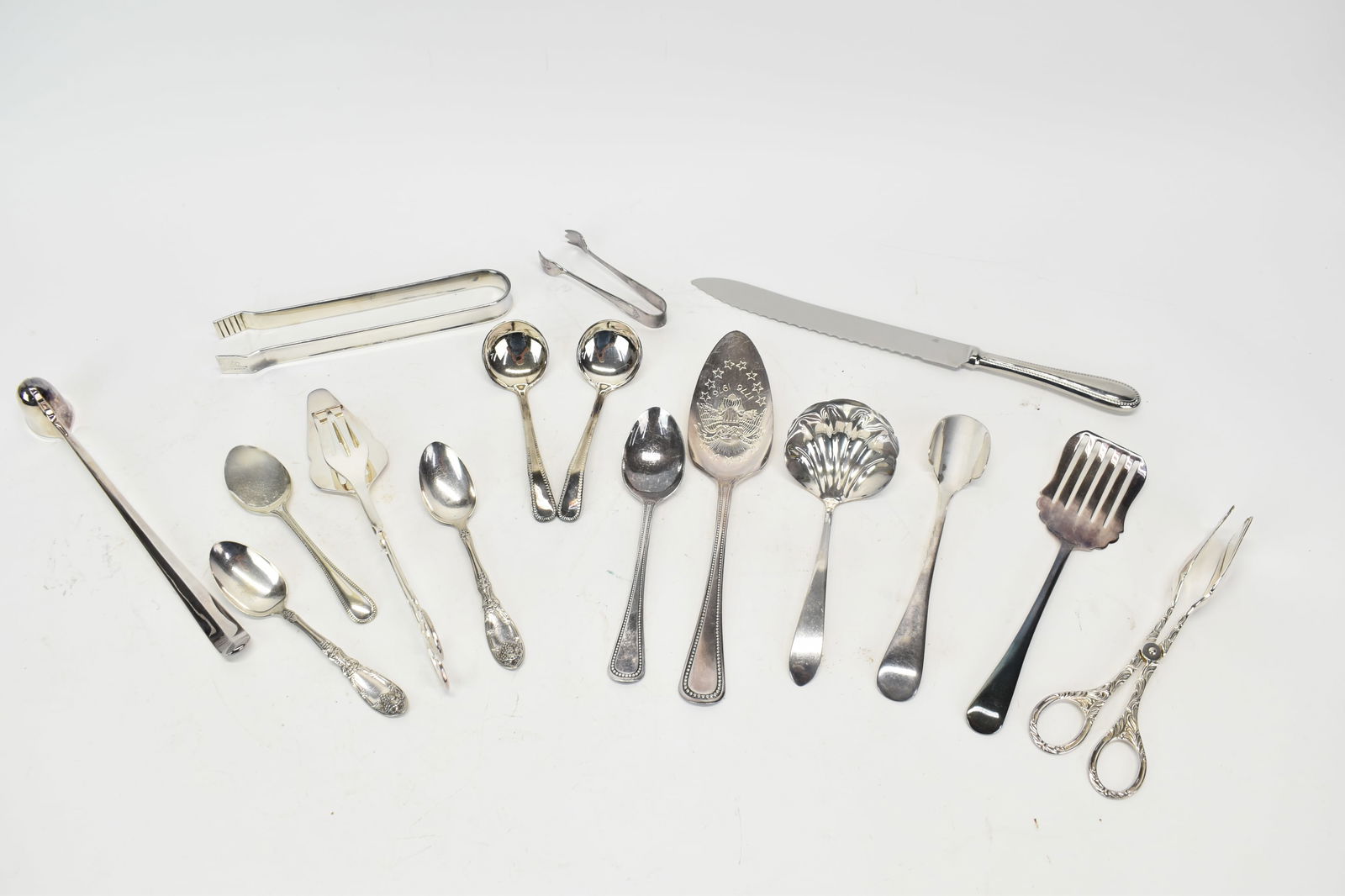Group Silver Plated Serving Utensils (1 of 10)