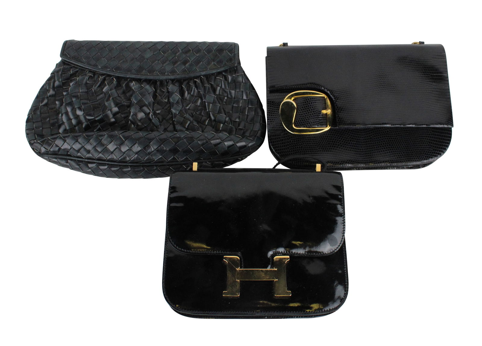 Faux Hermes Constance Leather Handbag (1 of 11)