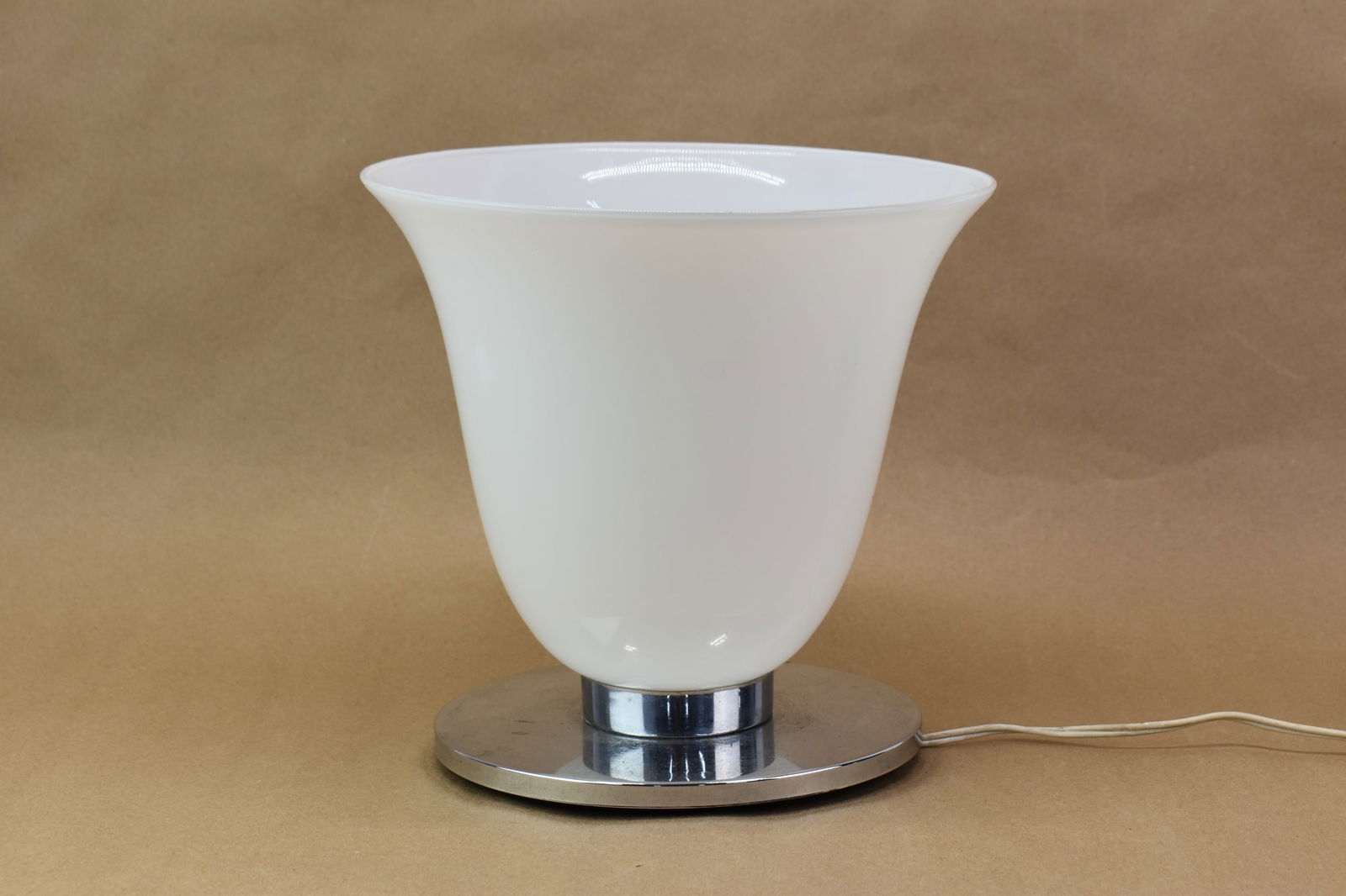 Modern Chrome Tulip Form Table Lamp (1 of 9)