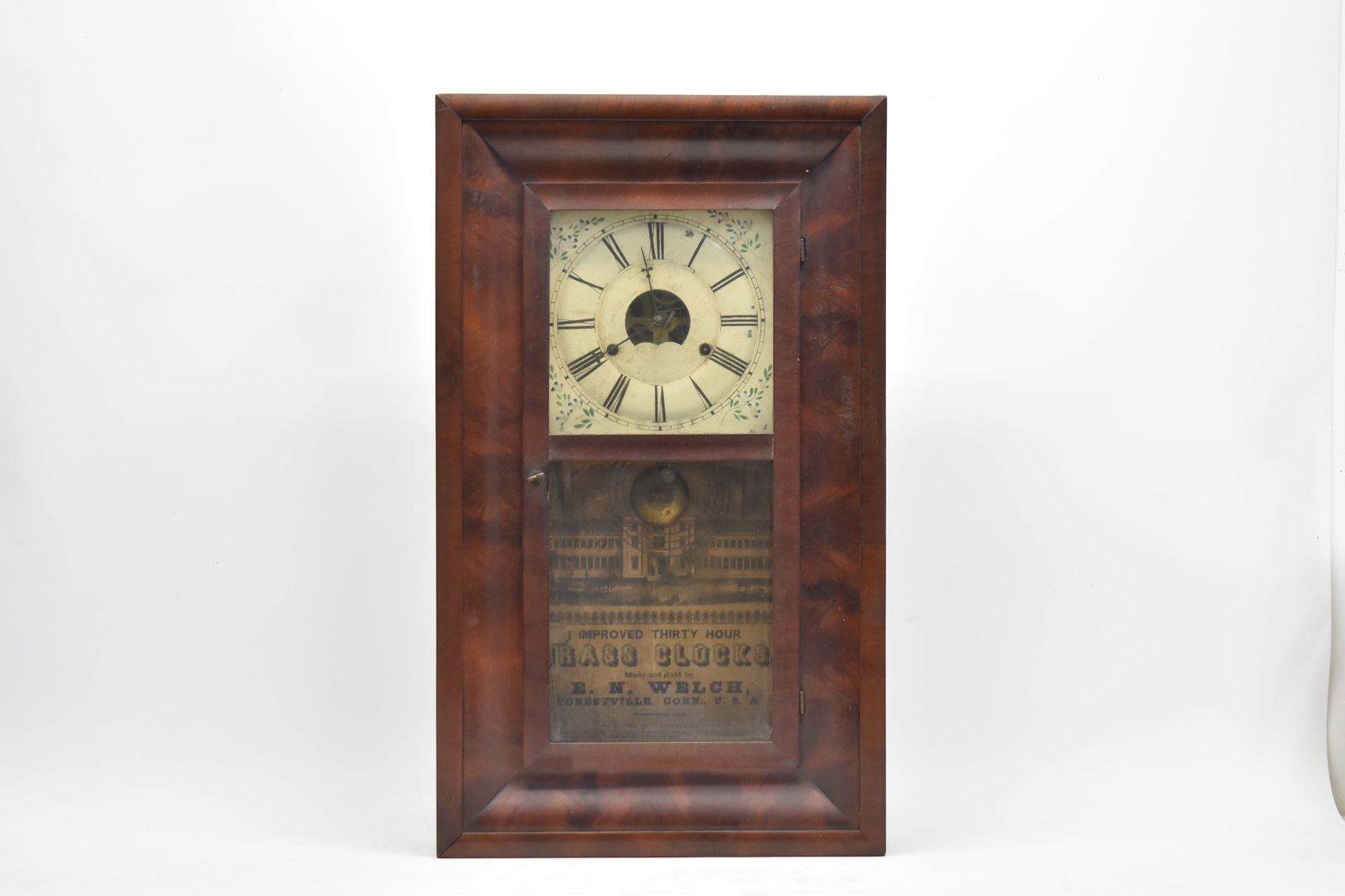 Antique E. N. Welch Forestville Connecticut Ogee Clock (1 of 10)