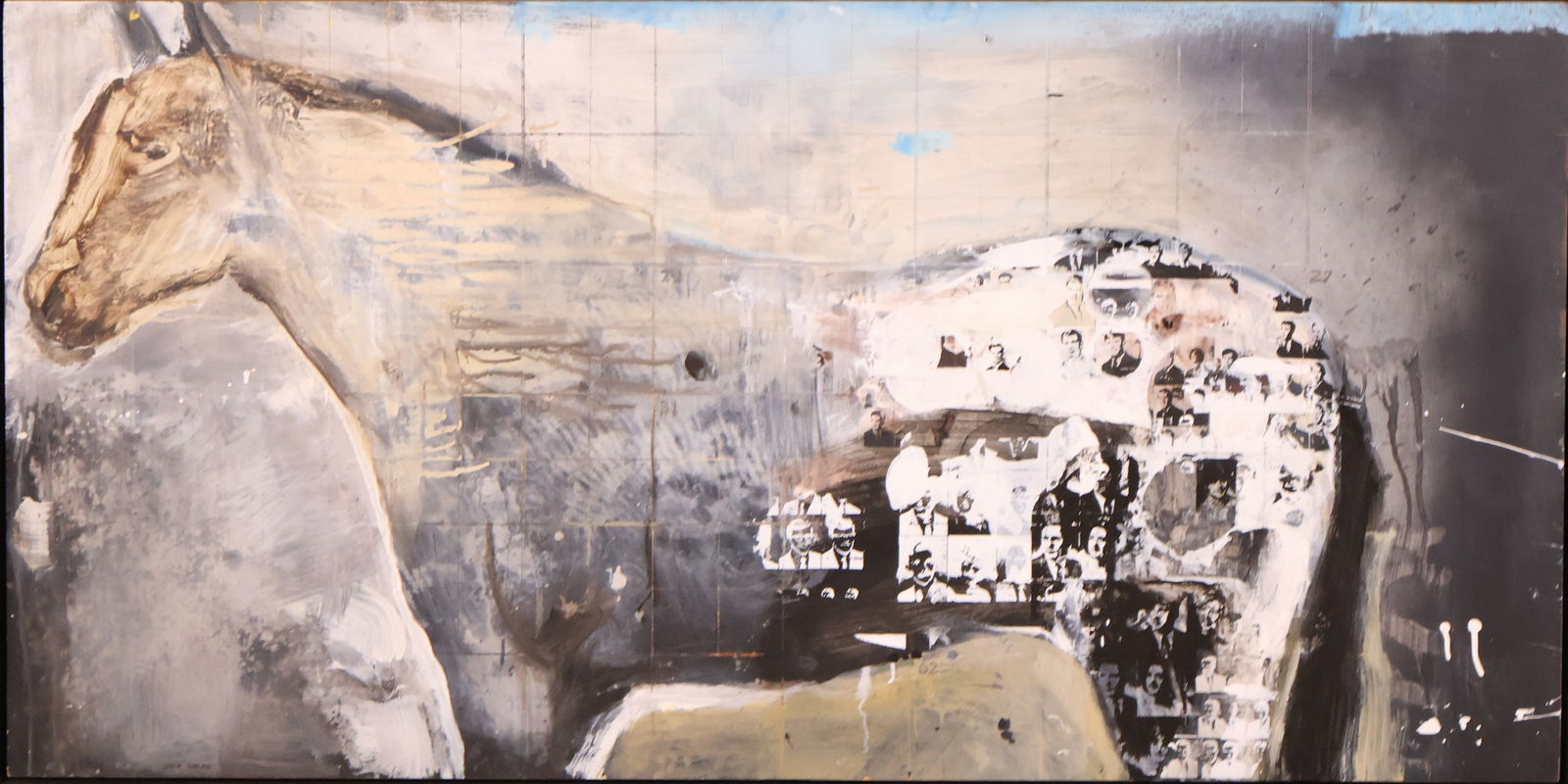 Jack Balas, Grid Study, Appaloosa, Oil and Enamel on Board (1 of 14)