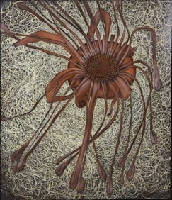 Lynda Dann, Vagabond, Acrylic on Board