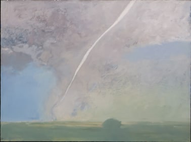 Thomas J. Rissing, Rope Tornado-Elk Creek, Oil on Canvas