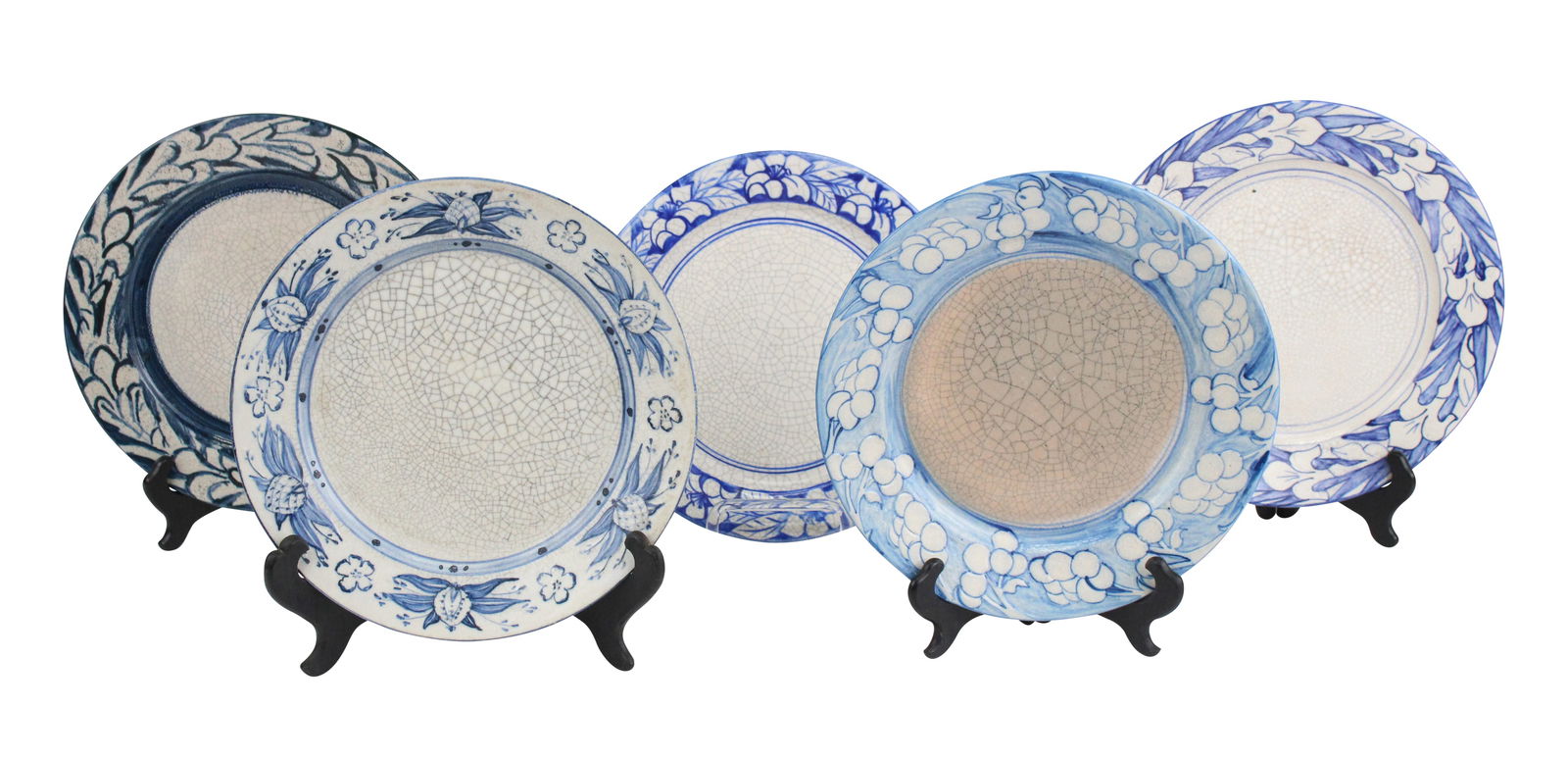 Five Dedham Pottery Plates (1 of 12)