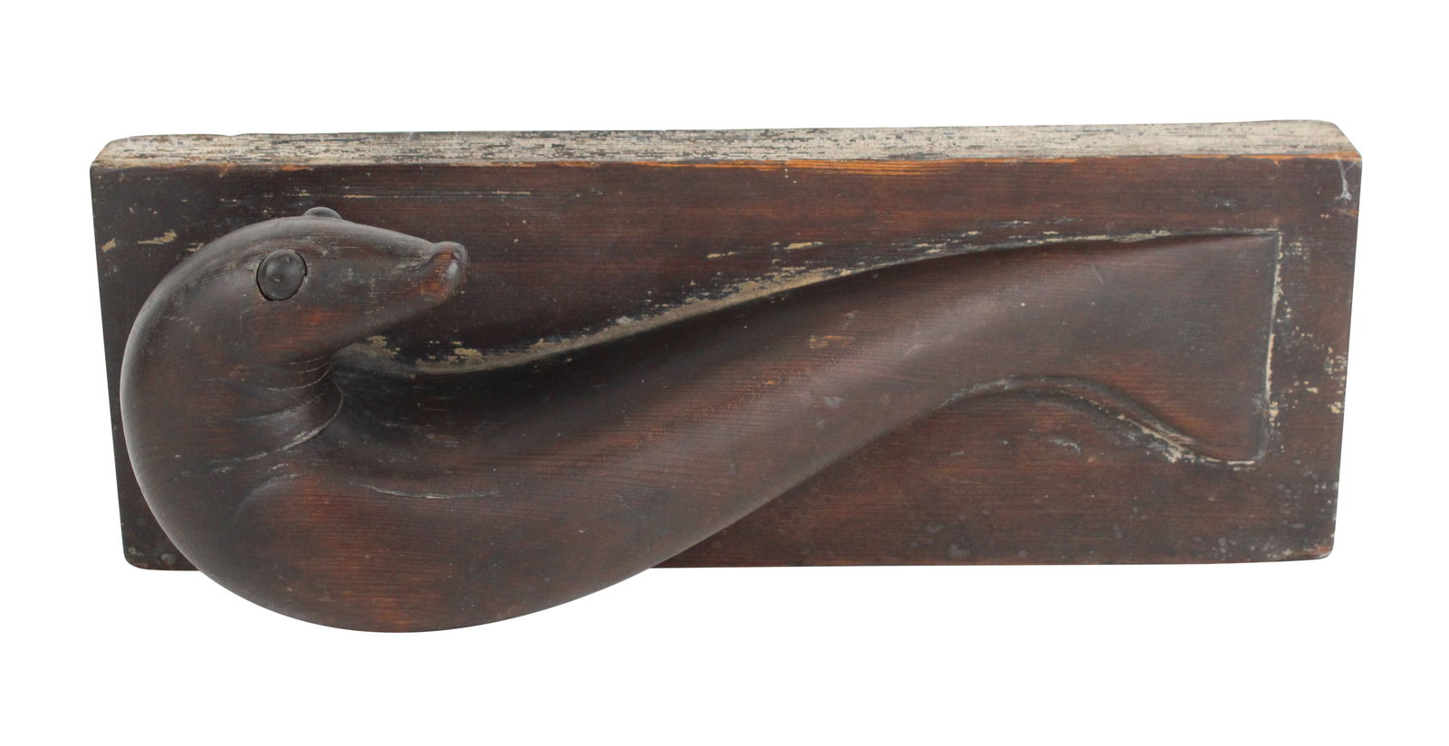 Carved Pine Seal Sculpture (1 of 6)