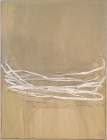 Jeri Ledbetter, American 20th C., Imago II, Mixed Media on Plywood