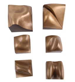 Bertrand Creach, French 1947-, Undulations, Sculpture