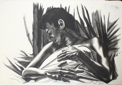 Ken Goodman, American 1950-1995, Untitled 1981, Charcoal on Paper