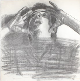 Ken Goodman, American 1950-1995, Untitled 1986, Charcoal on Paper