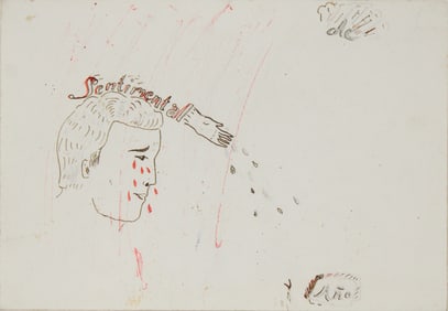 Mario Perez, Sentimental, Ink on Paper