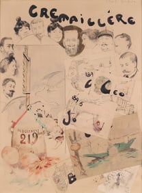 Charley Garry, 1891-1973, Cremalliere (Rack), Collage