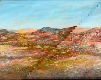 M.H. Wilk, Autumnal Landscape, Oil on Canvas