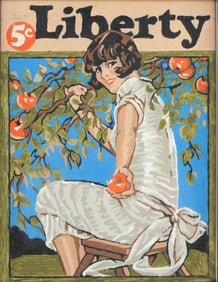 Ruth Eastman, Illustration of Liberty Magazine, Oil on Board