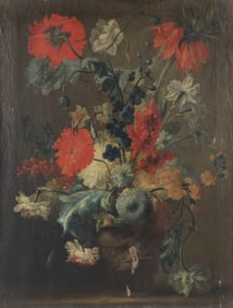 Floral Still Life, Oil on Canvas