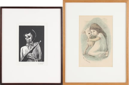 Fanny Rabel, Polish/Mexican 1922-2008, Nino Judio, Print