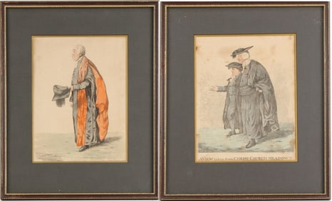 After Robert Dighton, 1751-1814, Dean of Christ Church and James Webber and Another of William