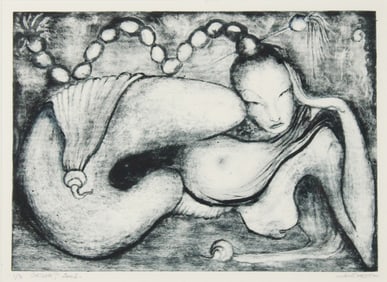 Claire Petit, Geisha, 2002, Lithograph