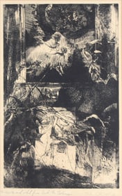 Richard Lytle, 1935, The Balcony, Etching and Aquatint