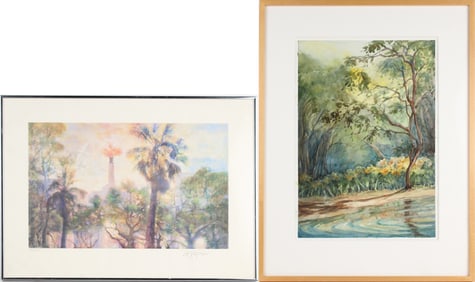 Walter Spitzmiller, American 1944, L.A.'s Panhellenic Festival, Offset Lithograph