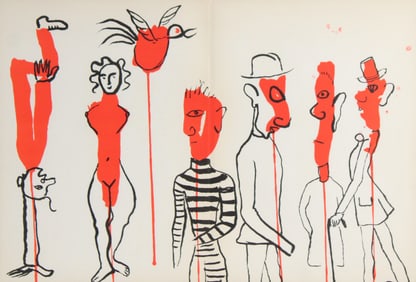 Alexander Calder, American 1898-1976, Plate 2 (Derriere le Miroir #156), Lithograph